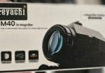 Feyachi M40 3x Magnifier with swingout mount - Adjustable reticle centre means that the red dog sight image can be moved to the centre of the magnifier